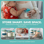 Mason Bottle Glass Breastmilk Storage Jars - Image 6
