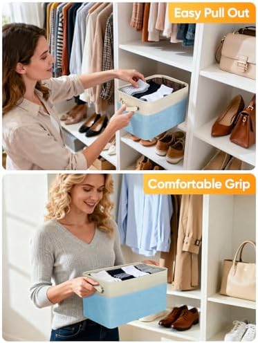 BALEINE 1 Pack Fabric Closet Storage Bins - Image 5