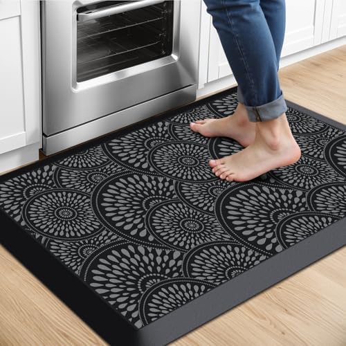 Mattitude 4/5 Inch Kitchen Mat, Waterproof Non-Slip Standing Mats and Rugs by Mattitude