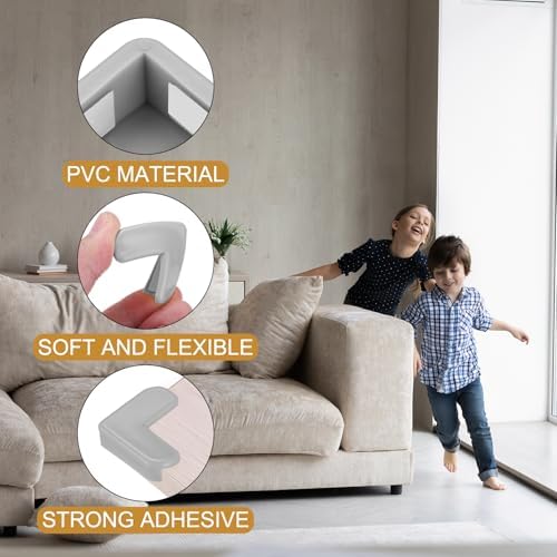 uxcell Corner Protectors, Furniture Corner Guard and Edges Safety Bumpers - Image 3