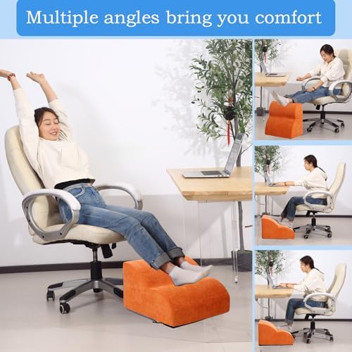Foot Rest for Under Desk at Work.Multifunctional 3-Tier Foot Stool - Image 5