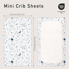 Gllquen Baby Muslin Cotton Pack and Play Sheets 3 Pack - Image 4