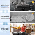 OlarHike 4 Set Compression Packing Cubes - Image 4