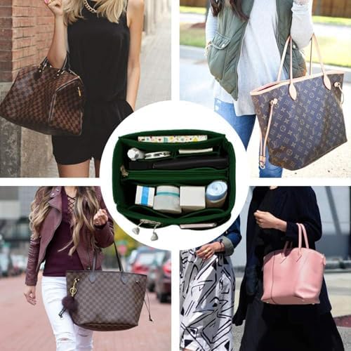 OMYSTYLE Purse Organizer Insert, Felt Tote Bag Organizer Insert - Image 5