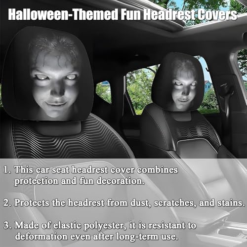 Ghost Face Headrest Covers - Image 2