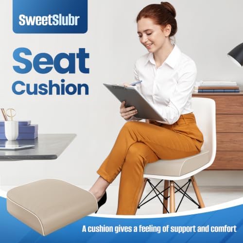 SweetSlubr Seat Cushion, Chair Pad, Memory Foam Tailbone Pain Relief - Image 3