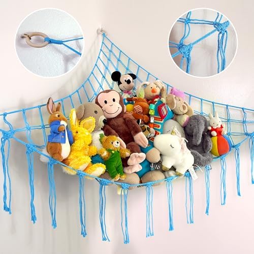 ABBY BABY Large Stuffed Animal Hammock Corner by AbbyBaby