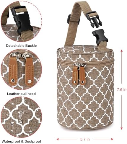 Accmor Breastmilk Cooler Bag, Insulated Baby Bottle Cooler Tote Bags - Image 3
