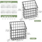 Greentainer 2 Pack Bath Toy Storage Organizer, Large Rustproof Metal Wire Basket - Image 2