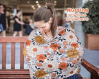 Rquite 4-in-1 Baby Car Seat Canopy, Stretchy Nursing Breastfeeding Cover - Image 3