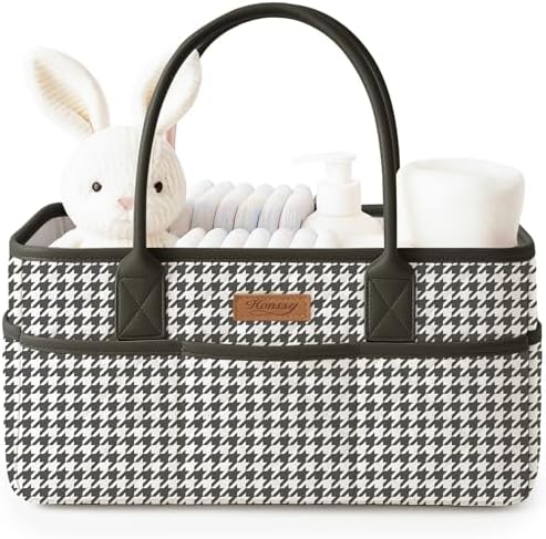 Konssy Baby Diaper Caddy Organizer, Floral Design by Konssy