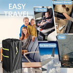 Gate Check Stroller Bag for Airplane Travel, Standard or Double Stroller Travel - Image 7
