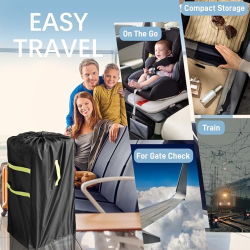 Gate Check Stroller Bag for Airplane Travel, Standard or Double Stroller Travel - Image 7
