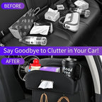 Backseat Seat Car Organizer, Universal Car Seat Organizer, Car Tissue Organizer - Image 4