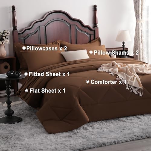 NTBAY King Microfiber Bed in a Bag, Comforter Set - Image 4