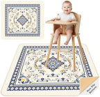 Splat Mat for Under High Chair Waterproof Non Slip Floor Mat for Baby by UnicornCastle