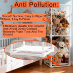 Stuffed Animal Storage Organizer, Upgraded Quick-Lock Vertical Toy Holder - Image 5