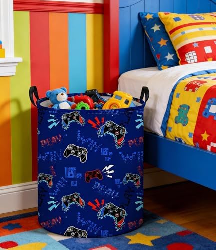 Game Laundry Basket Baby Hamper Dirty Clothes hamper Baby Nursery Hamper Gift - Image 4