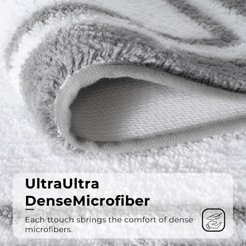GRANNY SAYS Microfiber Bathroom Rugs Non Slip Washable, Water Absorbent - Image 5