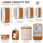 OlarHike 10 Set Compression Packing Cubes - Image 2