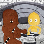 Lambs & Ivy Star Wars Signature Millennium Falcon 3-Piece Baby Crib Bedding Set - Image 7