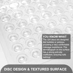 TEESHLY Bath Mat for Tub & Shower, Non Slip Soft Bathmat - Image 2