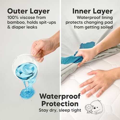 2-Pack Waterproof Changing Pad Covers, Baby Boy - Image 3