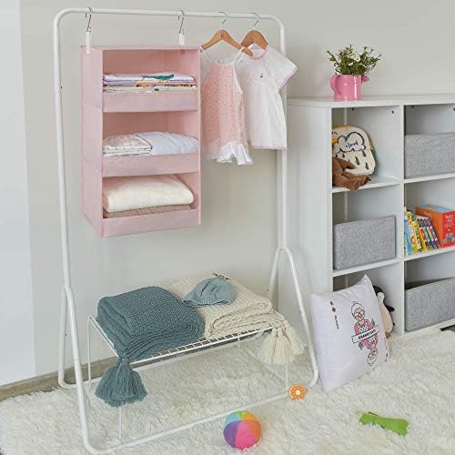 GRANNY SAYS 3-Shelf Hanging Closet Organizer, Foldable Storage - Image 2