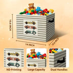 Vintage Race Cars Storage Bins Boxes Handles - Image 3
