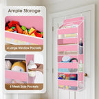 2 Pcs Over The Door Organizer Large Capacity Hanging Storage Room Organizer - Image 4