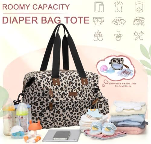 Pritent Diaper Bag Tote Waterproof Maternity Baby Bags - Image 4