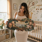 Custom Safari Nursery Name Sign - Image 2