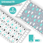BROLEX Baby Fitted Crib Sheets: Kid Crib Sheets - Image 3