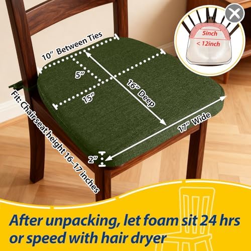 AAAAAcessories Chair Cushions for Dining Chairs - Image 2