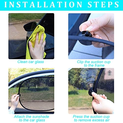 Moly Magnolia UV-Blocking Car Window Sunshades - Image 4