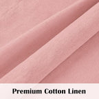 FRAMICS Farmhouse Cotton Linen Curtains - Image 6
