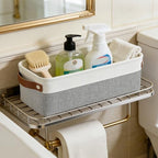 Bagnizer Small Fabric Storage Baskets, Decorative Basket - Image 6