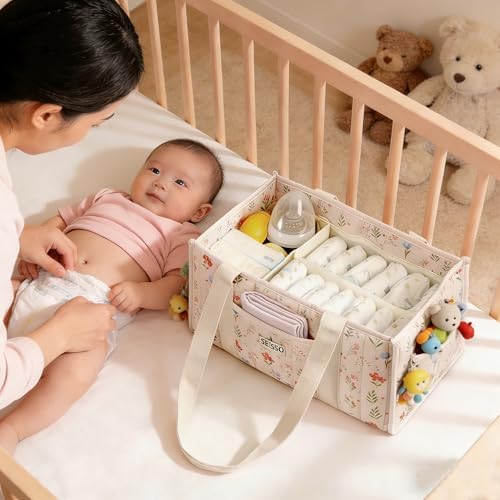 SEISSO Diaper Caddy Organizer - Image 3