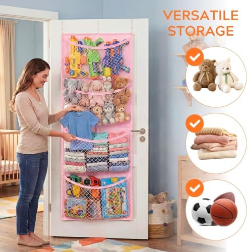 Ofiray-home Over The Door Stuffed Animal Storage - Image 7