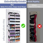 Heavy Duty Over The Door Organizer 5 Tiers, Extra Large Behind Door Storage of - Image 4