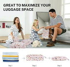 Gonex Compression Packing Cubes, 4-Piece Expandable Travel Organizers - Image 5