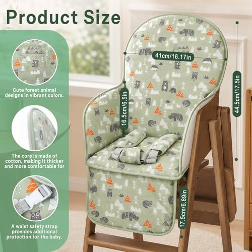 Kocpudu High Chair Pad, high Chair Cushion - Image 3