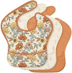 3 Pack Waterproof Baby Bibs for Eating, Mess Proof Feeding Bib by CivaruaKids