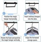 Mr. Pen- Space Saving Hangers for Clothes, Plastic Multi Clothes Hangers Space - Image 5