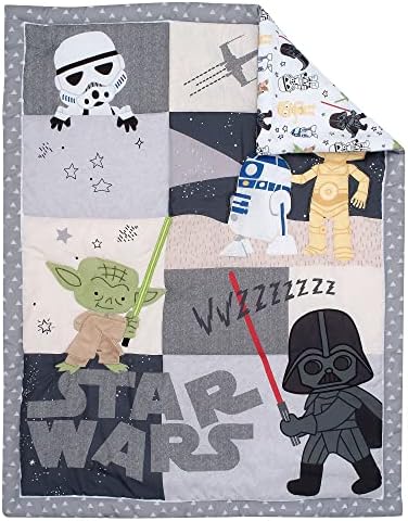 Lambs & Ivy Star Wars Classic 3-Piece Baby Crib Bedding Set - Image 3