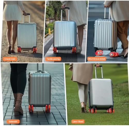 8Pcs Upgrade Luggage Wheel Covers, Travel Accessories - Image 5