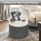 Goodpick Woven Blanket Basket Living Room, Toy Bin - Image 5