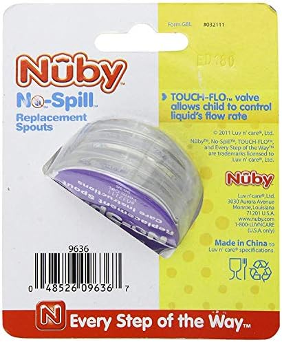 Nuby 2-Pack Replacement Silicone Spouts - Image 2