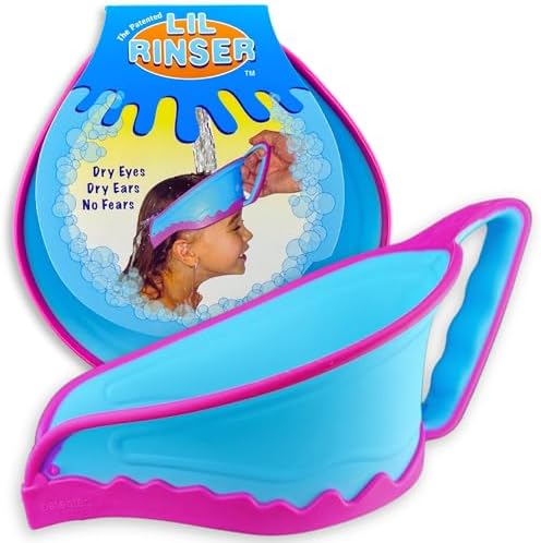 Shampoo Visor by Splash Guard, Comfort Seal Baby Bath Shampoo Shower Cap by lil+rinser