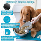 Dog Cat Food Mat, Absorbent Pet Feeding Mat - Image 4